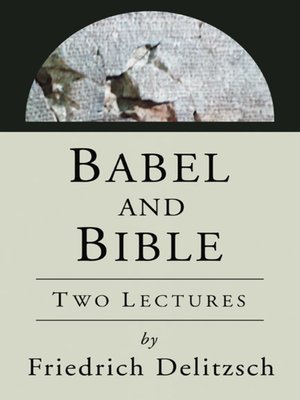 cover image of Babel and Bible